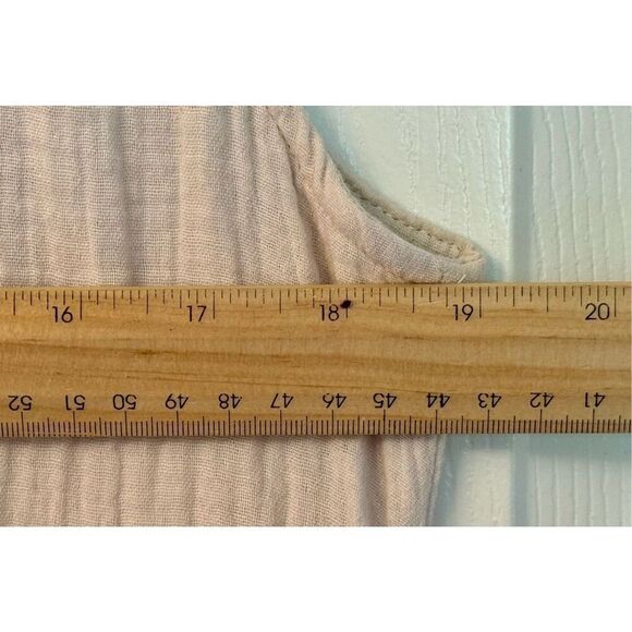 DREW Josephine Tiered Button Up Tank Gauze Lightweight Dress Women's M - Picture 10 of 10